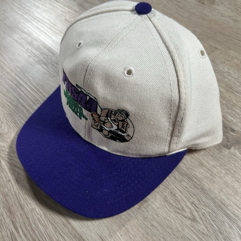 Vintage FHSAA‎ Florida Wrestling Finals Hat Snapback Otto White Beige Cap - Picture 7 of 7
